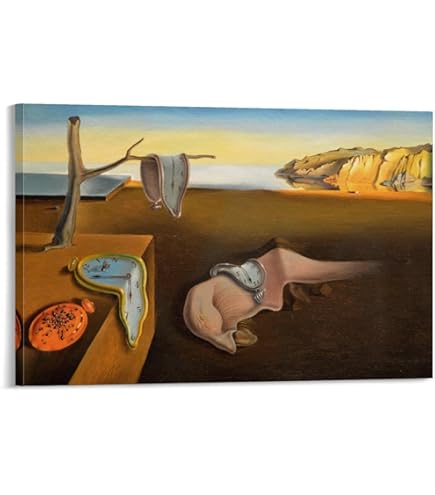 Amazon.co.jp: サルバドール・ダリ「姿の見えない眠る人、馬、獅子